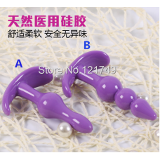 Two Types New Arrival Jelly Anal Toys Anal Butt Plug 